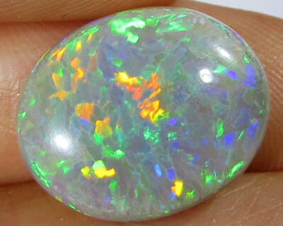 5.3Cts Cabochon Gem crystal Opal straw pattern A844A