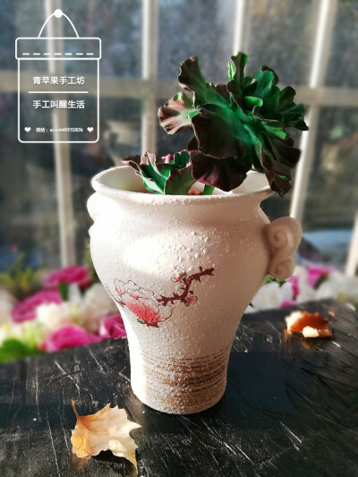 粘土仿真植物。喜欢手工，爱生活的青苹果，微信：xiao448972876