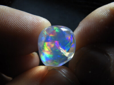 11.5ct brilliant water transparent Mexican fire opal