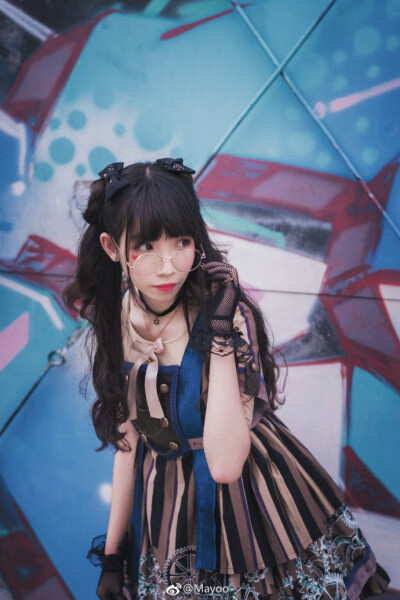 #正片##我是种草姬##LOLITA##lolita私影##まよおの服##lolita装扮#Kアンチクロックワイズ ~ 逆时针（时钟机关之... ╳ 欠け落ちる未来と歯車 逆さまの秒針と愛憎 ╳...展开全文c