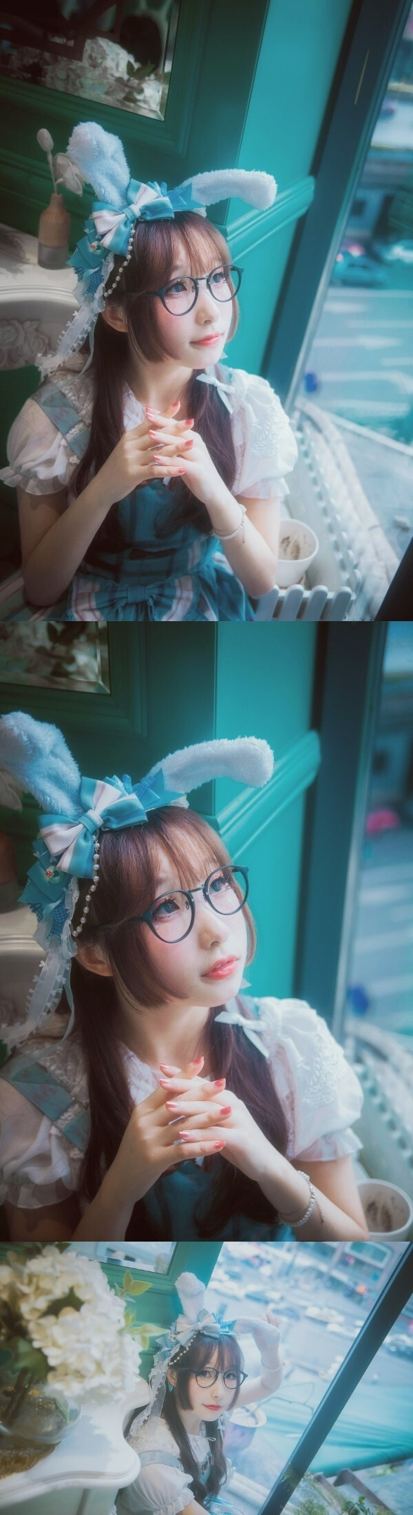 ★兔子小姐的下午茶★#lolita私影##lolita装扮# 出镜/妆容:@是你叉呀嘻嘻嘻 摄影/后期:@草央_只是个小透明...展开全文c