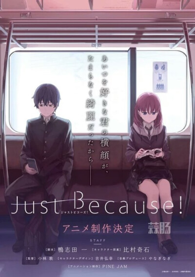 《Just Because!》是由鸭志田一负责脚本，比村奇石负责角色原案的完全原创动画。动画由PINE JAM制作，于2017年10月5日起每周四在AT-X首播。
高三的冬天，所剩无几的高中生活。大家都认为就这么毫无波澜地迎来毕业之…