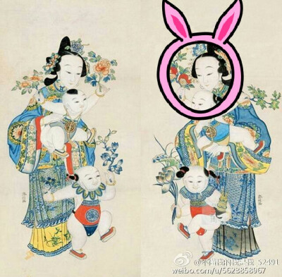 单边戴的花围，总觉得是珍珠和绒花，要么是通草花。不像茉莉花，