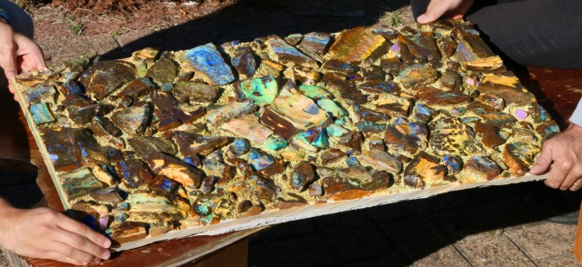 Boulder Opal Art Display