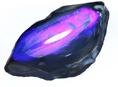 黑欧泊的天然矿石標本 111.55 CTS BLACK OPAL SPECIMEN - LIGHTNING RIDGE- [SO6812]