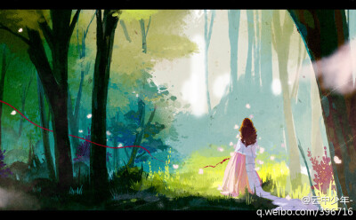 插画 图源微博，画师ID:云中少年- 侵删 