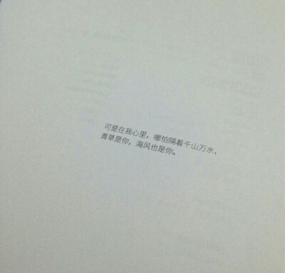 【顾城十里有清酒】
小清新 文艺 手写 英文 情话 伤感 诗集 文字