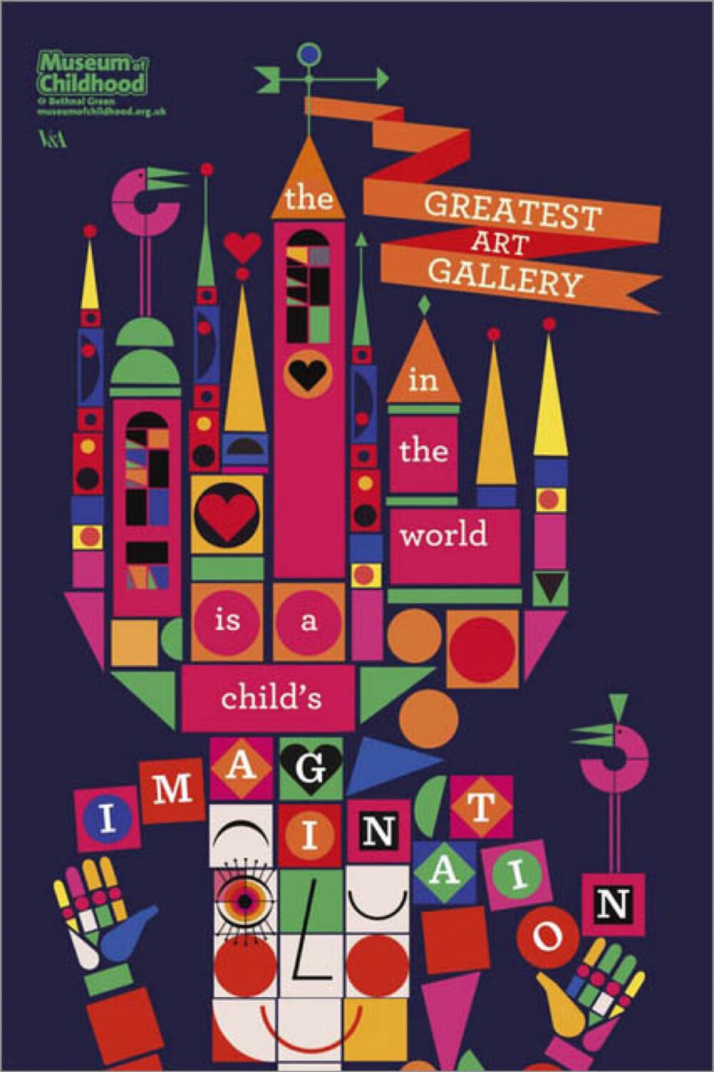 は蛋伦敦儿童博物馆插画海报