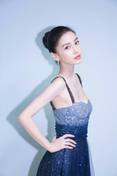 Angelababy 星空裙