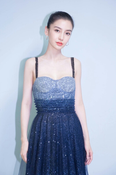 Angelababy 星空裙