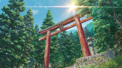 你的名字，小镇风景