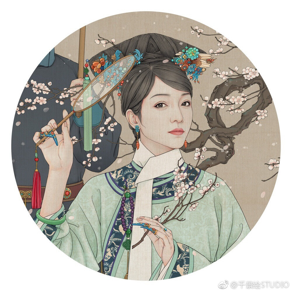 手绘古风男子·周迅
画师：千景绘
（《如懿传》为抄袭作品，抵制抄袭，你我做起）