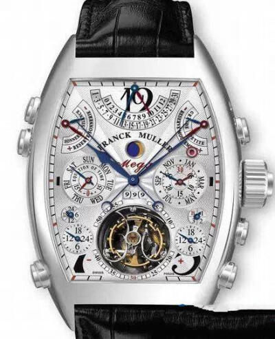世界上10大最贵的手表
4、法兰克穆勒Franck Muller的“Aeternitas Mega 4 ” 2400000美元(约合人民币1472万元)：显示平均时和太阳时之间的等式。