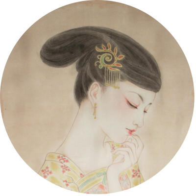 中国插画师ruby可可作品-意如何-古风手绘