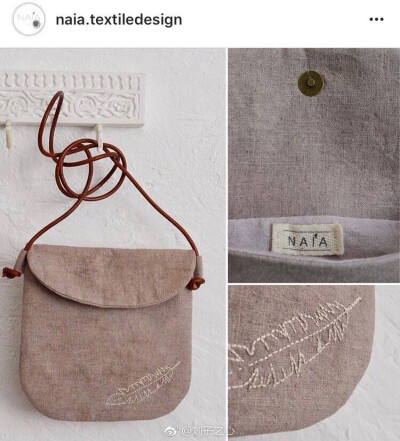 收敛，简洁，土地的色系，适合秋天。图片引用来自于instagram Naia.textiledesign ​​​