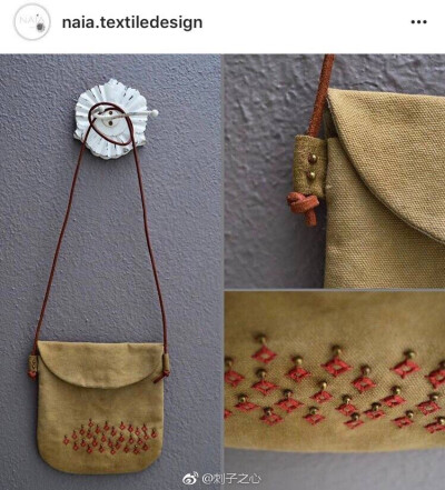 收敛，简洁，土地的色系，适合秋天。图片引用来自于instagram Naia.textiledesign ​​​