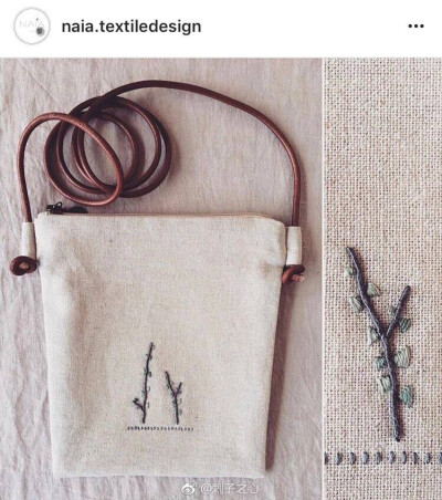 收敛，简洁，土地的色系，适合秋天。图片引用来自于instagram Naia.textiledesign ​​​