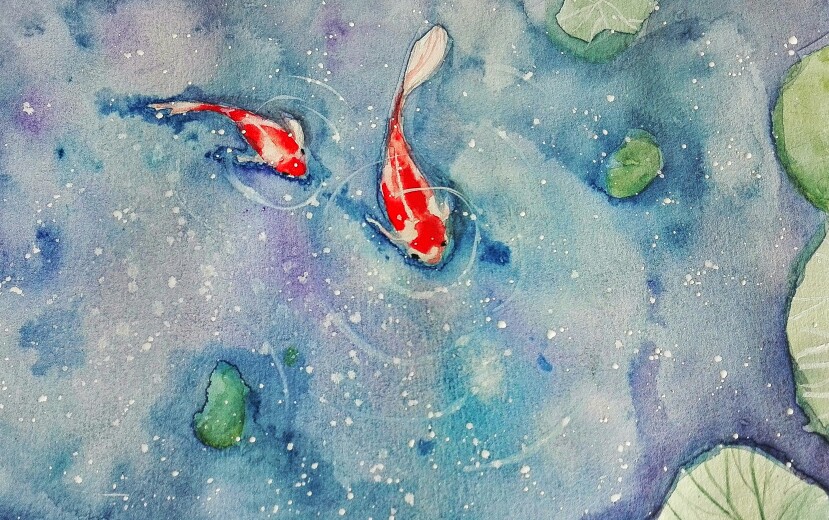 就……暑假，随手涂