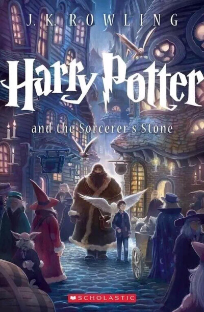 #哈利波特与魔法石的封面#美15周年纪念版