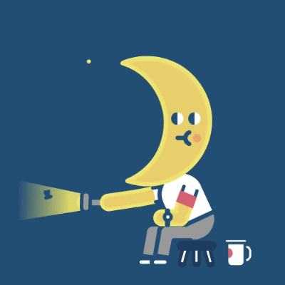 每天都值夜班月亮 ​​​​