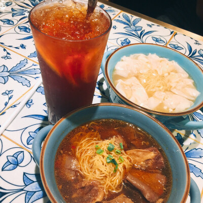 澳門味道 牛肉面 凍檸茶