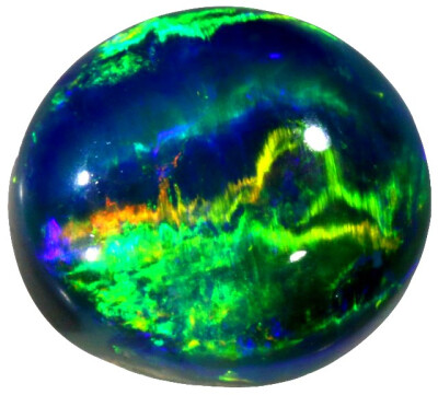 CTS BLACK OPAL STONE CATS EYE-WELL POLISHED [BO1]