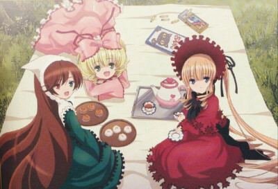 蔷薇少女薔薇少女ローゼンメイデン Rozen Maiden [翠星石/真紅/雛莓]