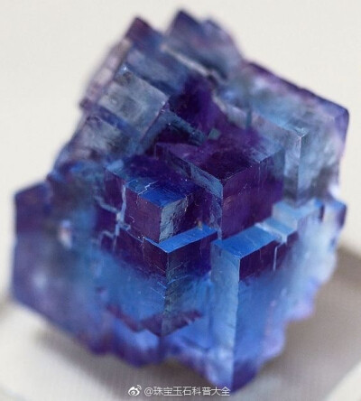 只要颜色好看我都喜欢，就好比这块蓝色萤石 Blue Fluorite ​​​​