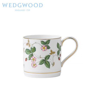 WEDGWOOD野草莓骨瓷咖啡牛奶茶水杯田园陶瓷马克杯子50105506133