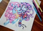 Chibi Pony Girls by Lighane