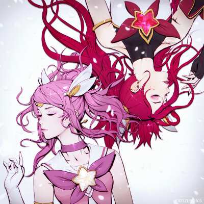 Star Guardian Jinx Lux 星之守护者 金克丝 拉克丝