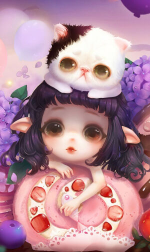 不管高冷或蠢萌   
吃货终究是吃货