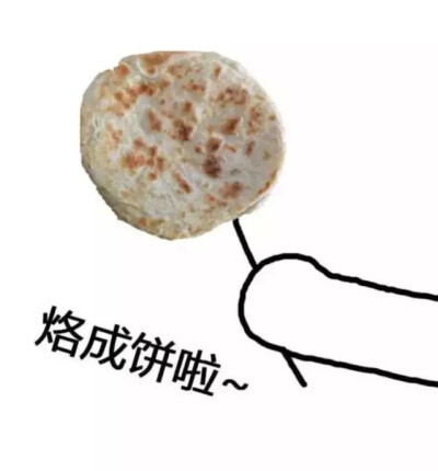 烙成饼啦~