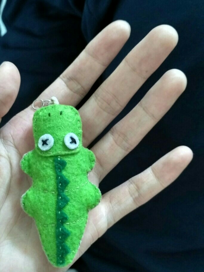 不织布鳄鱼挂件钥匙扣