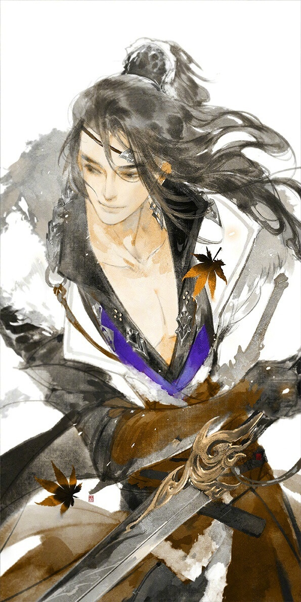 伊吹五月 微博 古风 插画 头像 壁纸