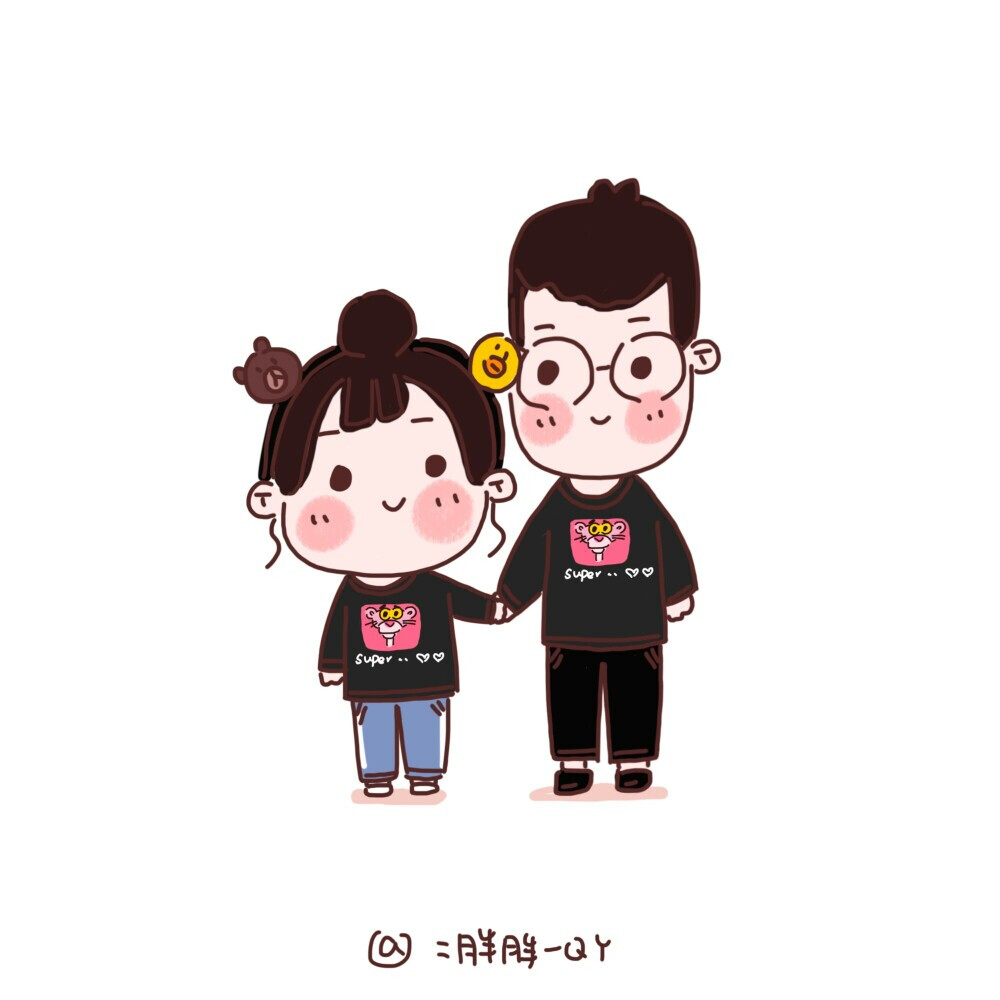 卡通壁纸可私人订制微博二胖胖qy