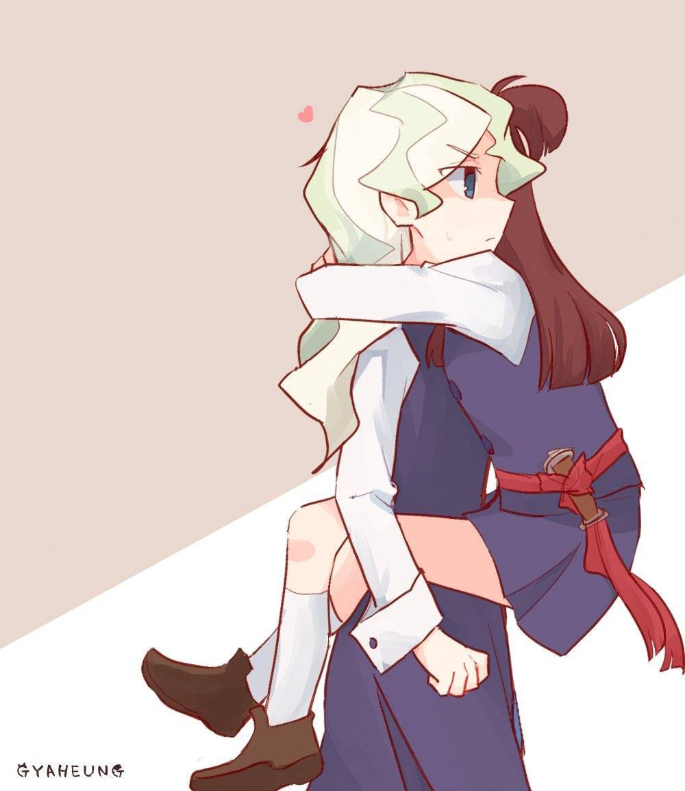 百合 小魔女学园 搂抱 御姐萝莉 粘人 戴亚