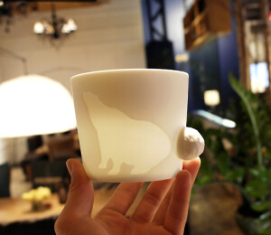 日本KINTO森林童话动物杯mugtail带尾巴的马克杯陶瓷咖啡杯浮雕杯  by:aStarry