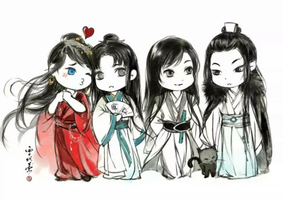 作者：雪代薰
Q版人物