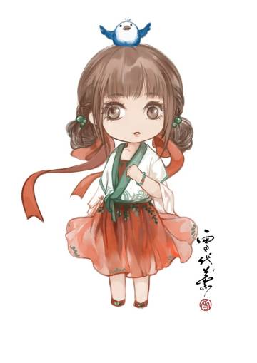 作者：雪代薰
Q版人物