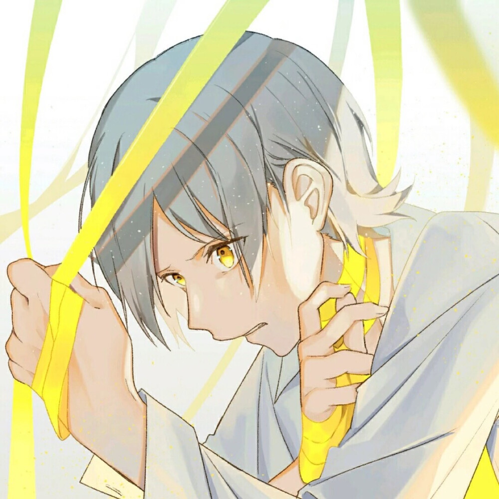 好看男头男孩漫画少年银发高清