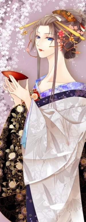 和风花魁柄 堆糖 美图壁纸兴趣社区