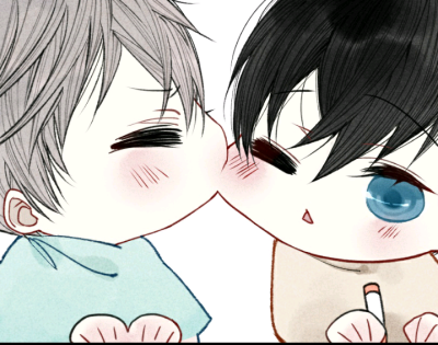 就想酱轻轻的亲你一口 给我哭 by炎久大大