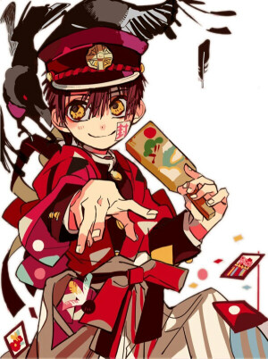  花子  八寻宁宁 菜刀 罂粟  妖孽正太  鬼 怪少年 乌鸦 除妖师 黑白 法杖 病态 八大不可思议 之 厕所里的花子君  油画 二次元 少女 军帽少年  性格变态 岬的階梯【地缚少年花子君】 【一部关于萝莉，正太，鬼怪的轻喜剧】