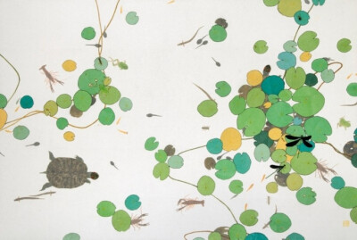 #飞乐鸟分享# 偷得浮生半日闲。图 | 日本插画师Tomoyuki Kambe ​​​​