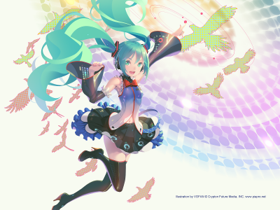 初音未来 绘师：vofan 本作品pixiv id=65192877