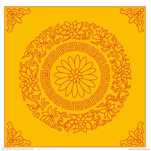 源自网络宝相花