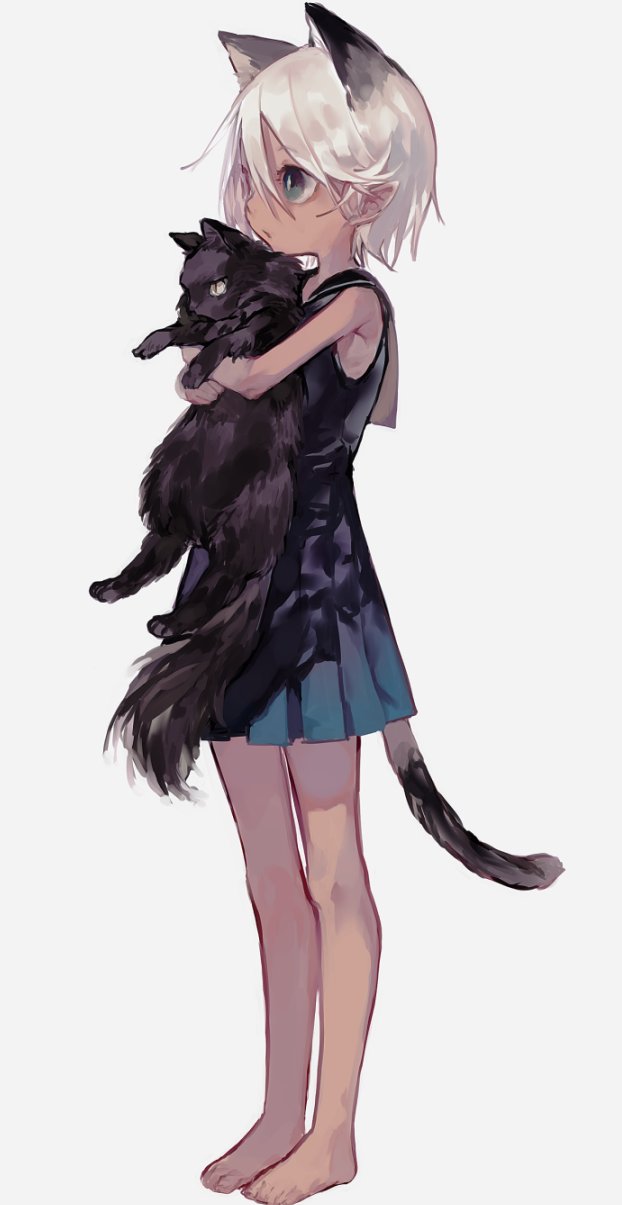 少女与猫