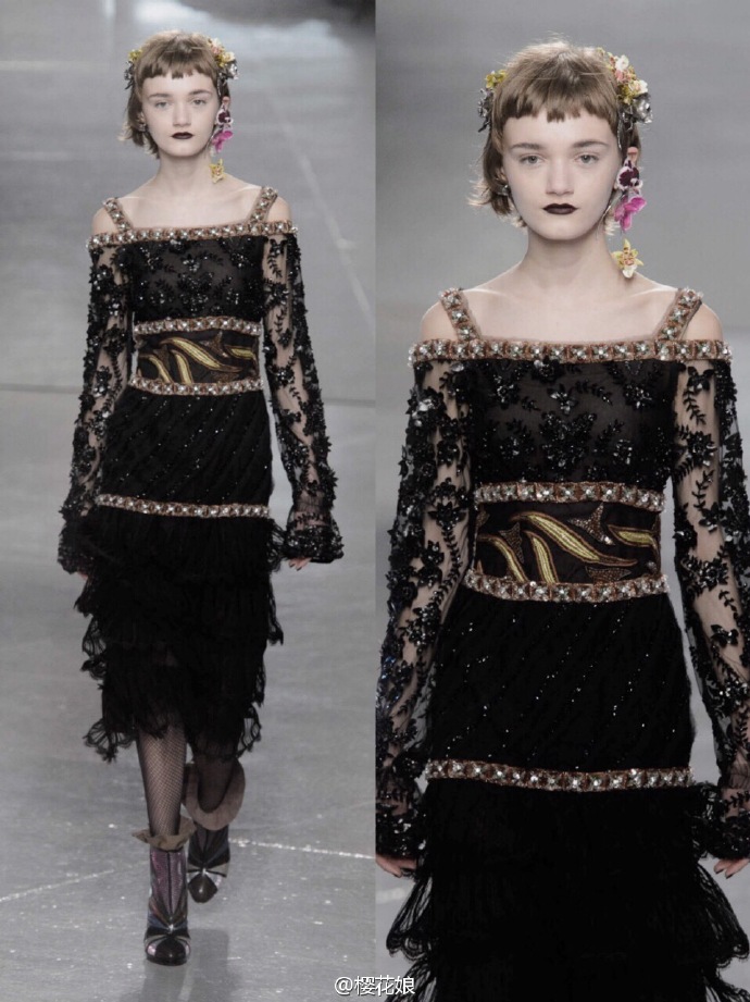 Rodarte Fall 2016 轻软浪漫作底料，掺了半勺哥特，倒了小杯暗黑*?.*?? ????