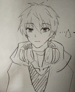 头像 铅笔  男头